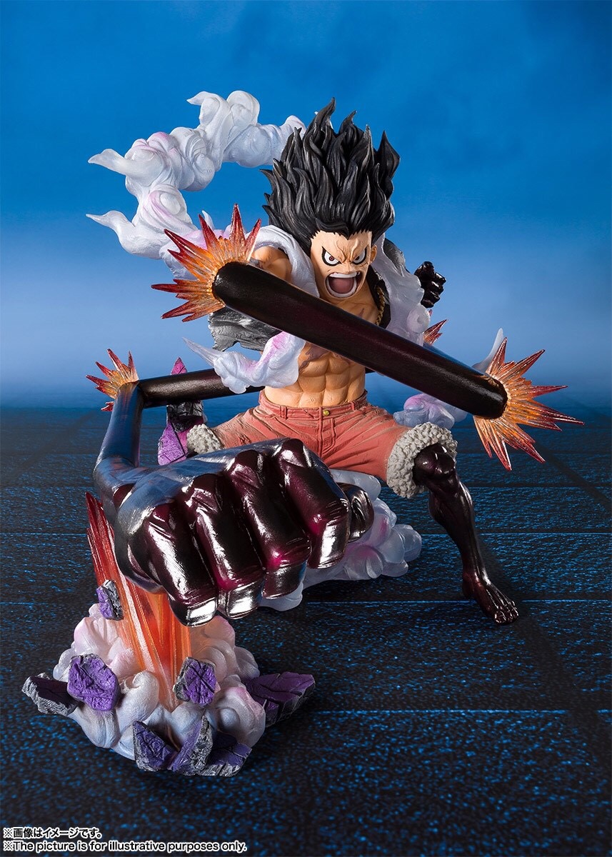 Pre-order : FIGUARTS ZERO ONE PIECE - MONKEY D. LUFFY GEAR 4 - SNAKEMAN KING COBRA - PVC FIGURE