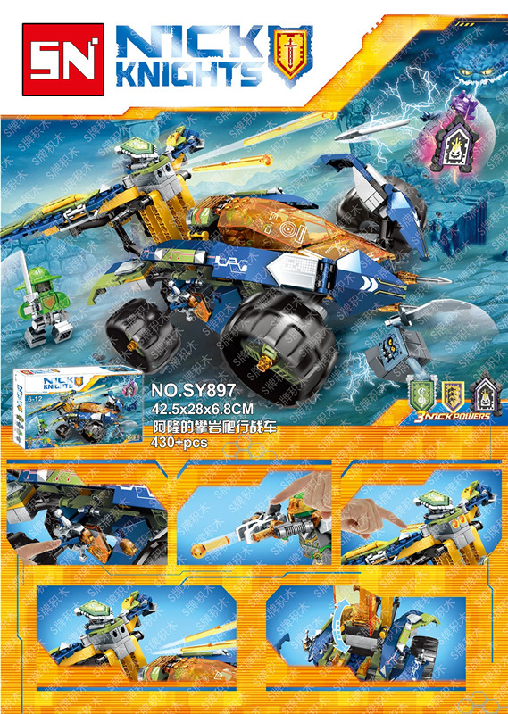 SY 897 Nexo Knights Aaron’s Rock Climber 430pcs