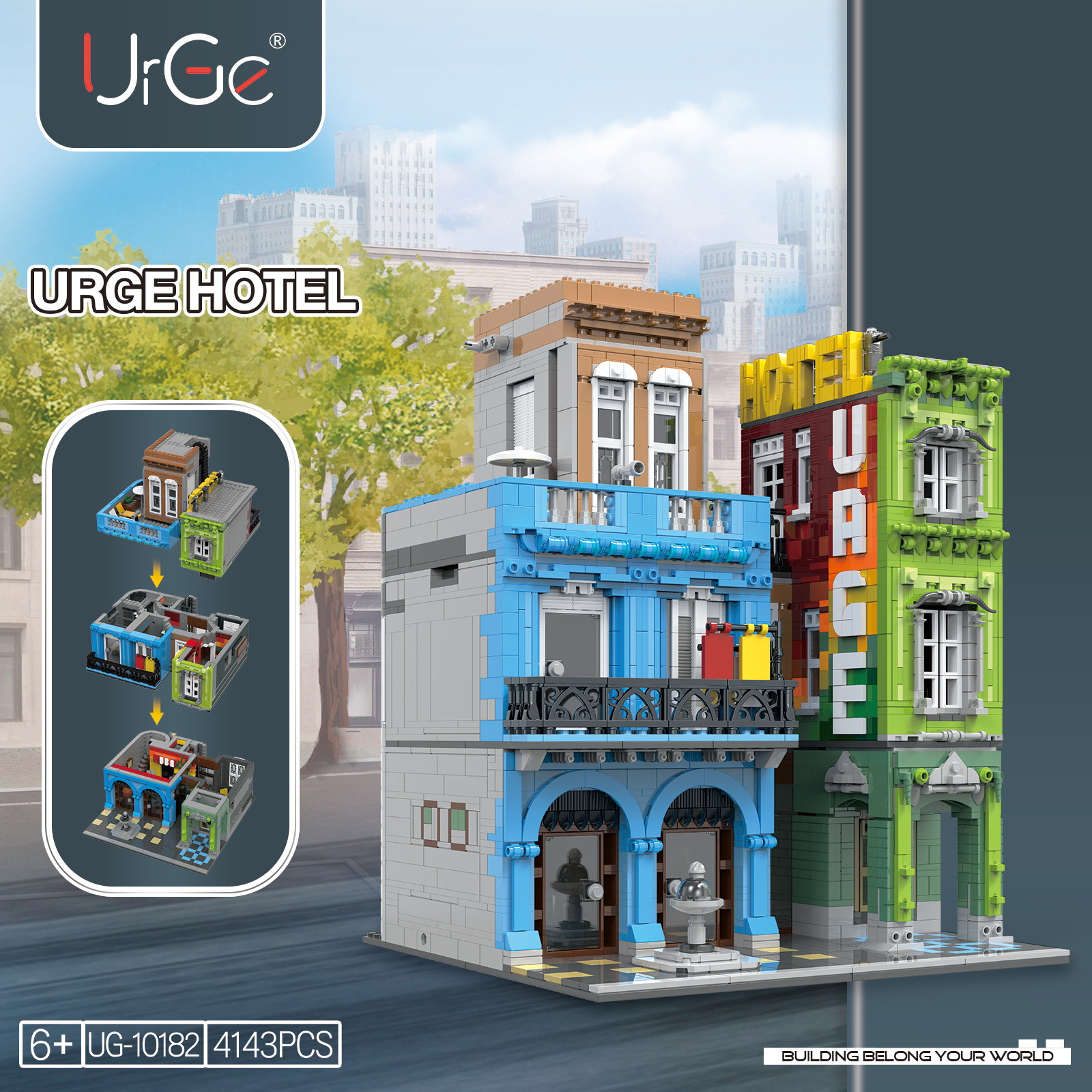 Urge UG 10182 Urge Hotel 4143pcs