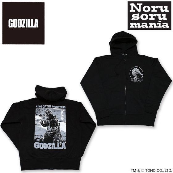 PRE-ORDER : Godzilla Series x Noru-Soru mania "1954 Poster" Hoodie (2 colors)