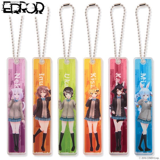PRE-ORDER : Hololive ERROR Room Key Style Acrylic Charm (23 types in total)