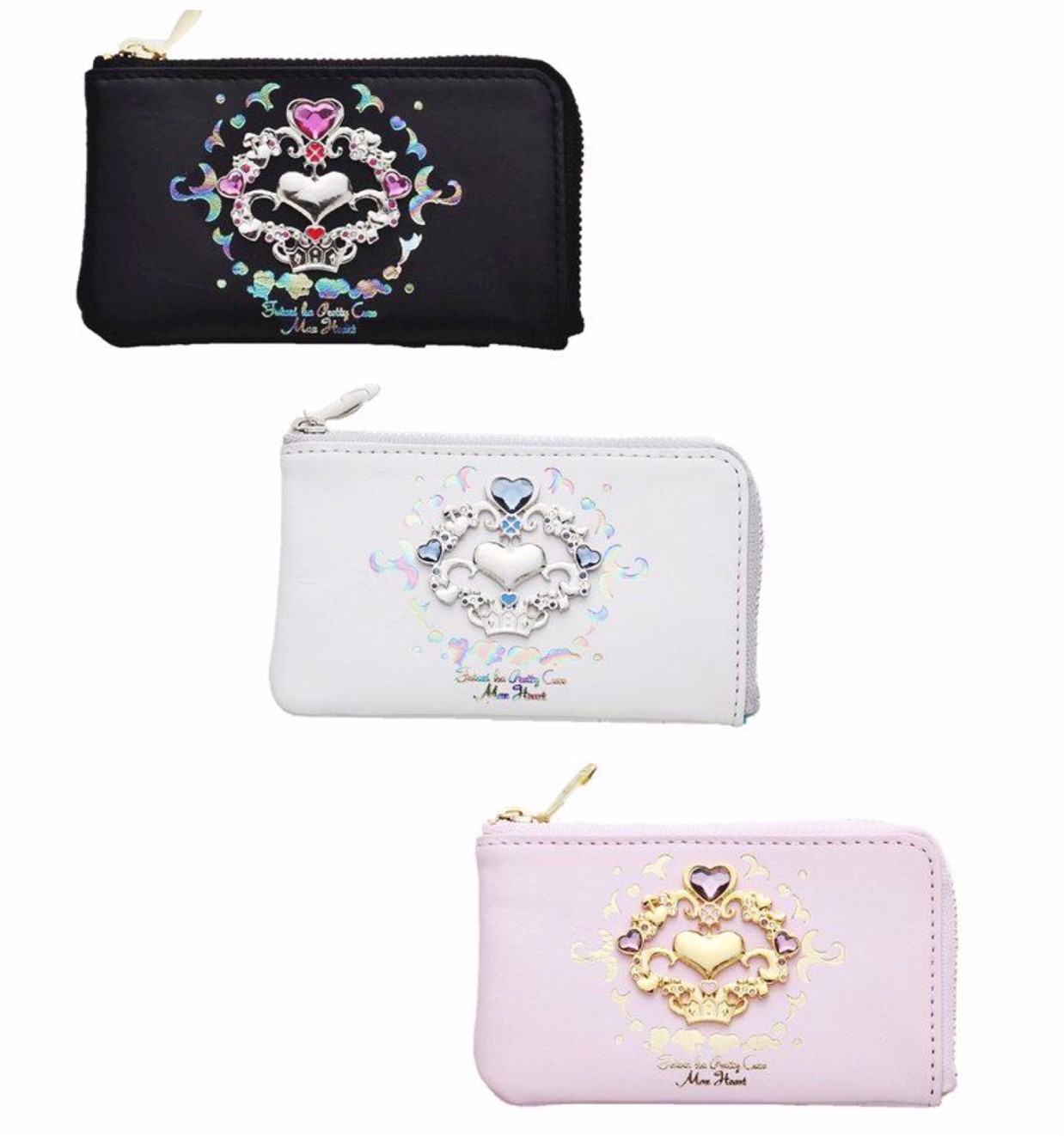 PRE-ORDER : Futari wa Pretty Cure Max Heart Genuine Leather Coin Card Case