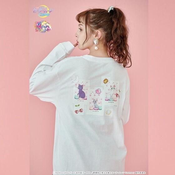 PRE-ORDER : Movie version "Sailor Moon Cosmos" x RoseMarie seoir Collaboration Long Sleeve T-shirt