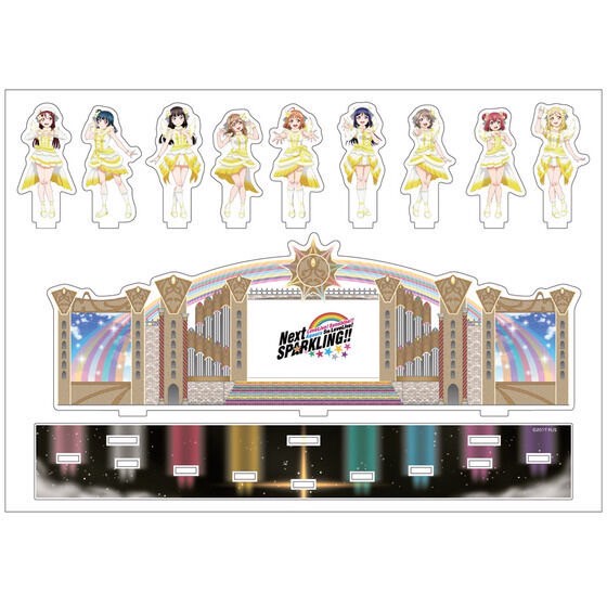 PRE-ORDER : Love Live! Sunshine!! Uranohoshi Girls' High School Store Live Stage Acrylic Diorama Aqours