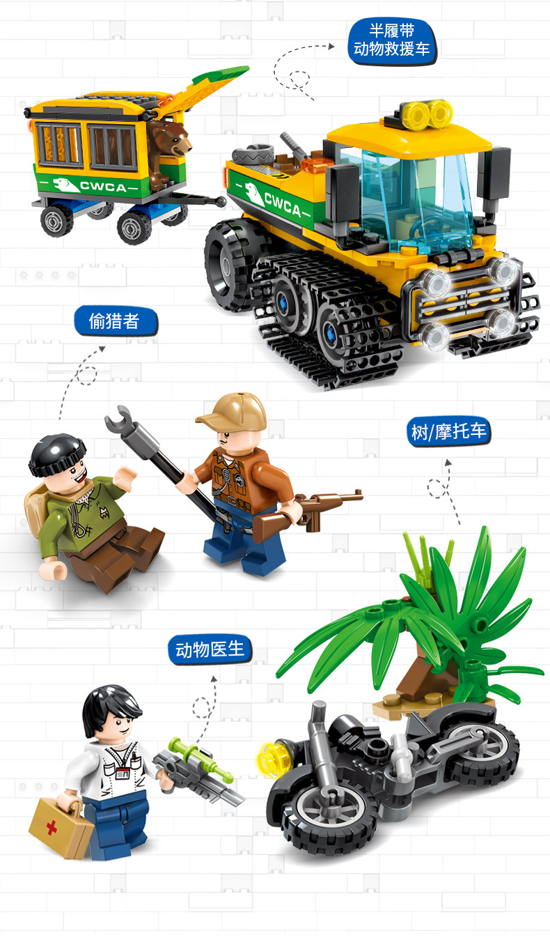 Sembo Block - 603029 Rescue Team 282pcs