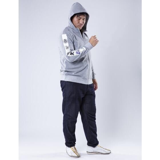 PRE-ORDER : Ohsama Sentai King-Ohger Deformed Official Hoodie Heather Gray