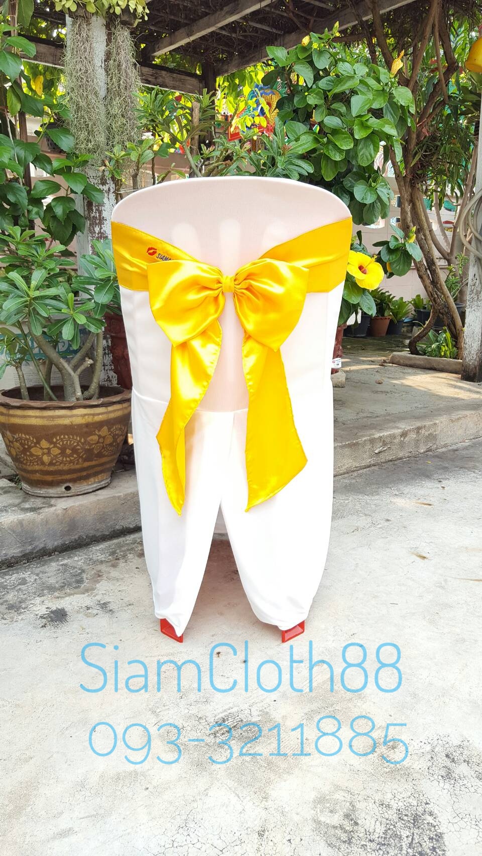 โบว์สำเร็จรูปปักโลโก้