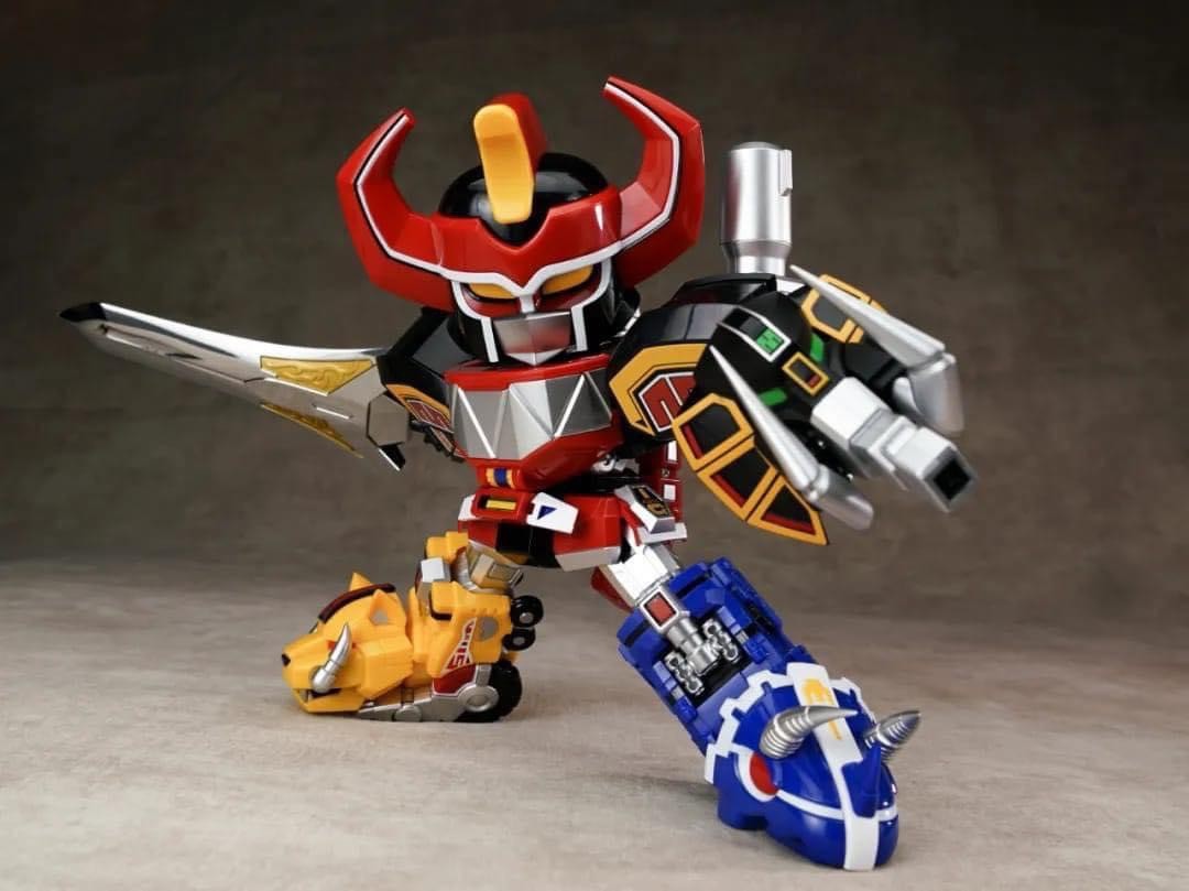 Kyoryu Sentai Zyuranger : MIGHTY DEFORMED Series 01 Daizyujin Dino Megazord by Action Toys