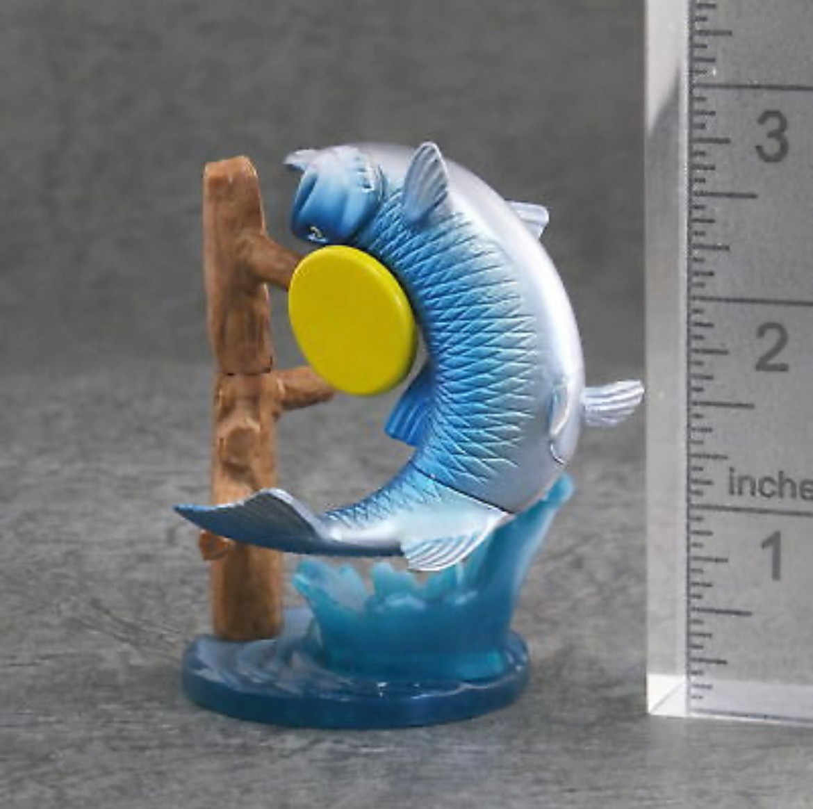 กาชาปอง เจ้าหนูสิงห์นักตก Fishing Boy Fisherman Sanpei Tsurikichi Sanpei Fishing Scene Collection ~Freshwater Fish Edition~ Gashapon by Epoch (Set of 5+1)