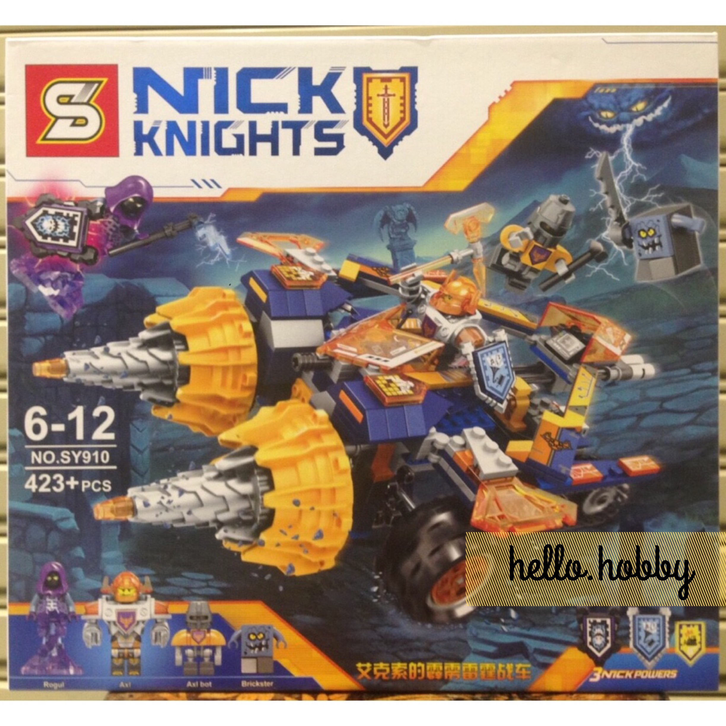 SY910 Nexo Knights Axl's Rumble Maker 423pcs