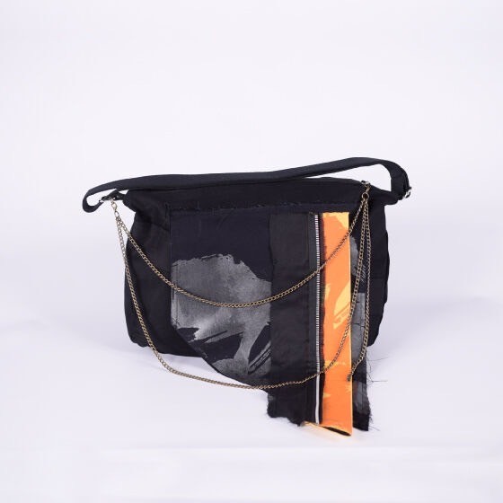 PRE-ORDER : Bakuage Sentai Boonboomger x h.NAOTO Bun Orange/ Genba Bureki Shoulder Bag