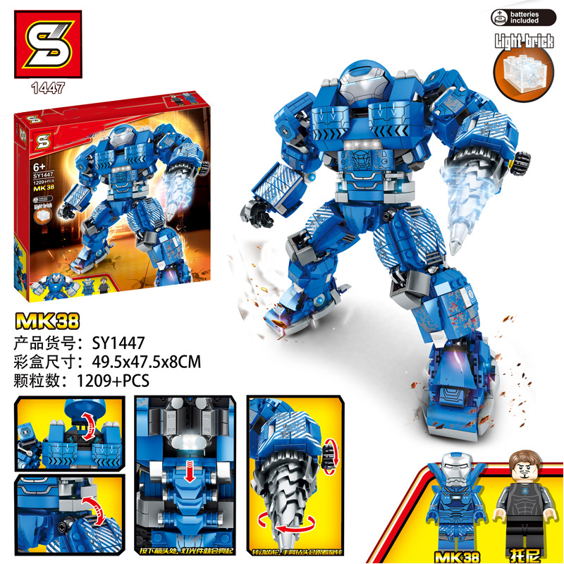Sy 1447 Avengers Iron Man 1209pcs