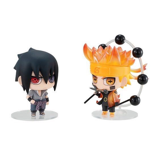 PRE-ORDER : Chimi Mega Buddy Series! Naruto Shippuden : Naruto Uzumaki & SAsuke Uchiha Ninkai Taisen Set (with limited benefits)