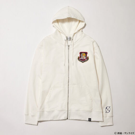 PRE-ORDER : STRICT-G ZERO STAR "Mobile Suit Gundam" Zip Hoodie WHITE BASE