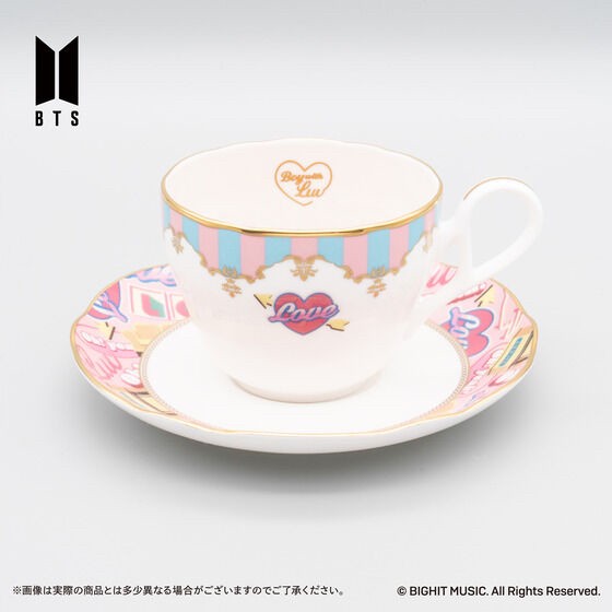 PRE-ORDER : Noritake Cup &Saucer Set BTS Music Theme Boy With Luv ver./ Butter ver.