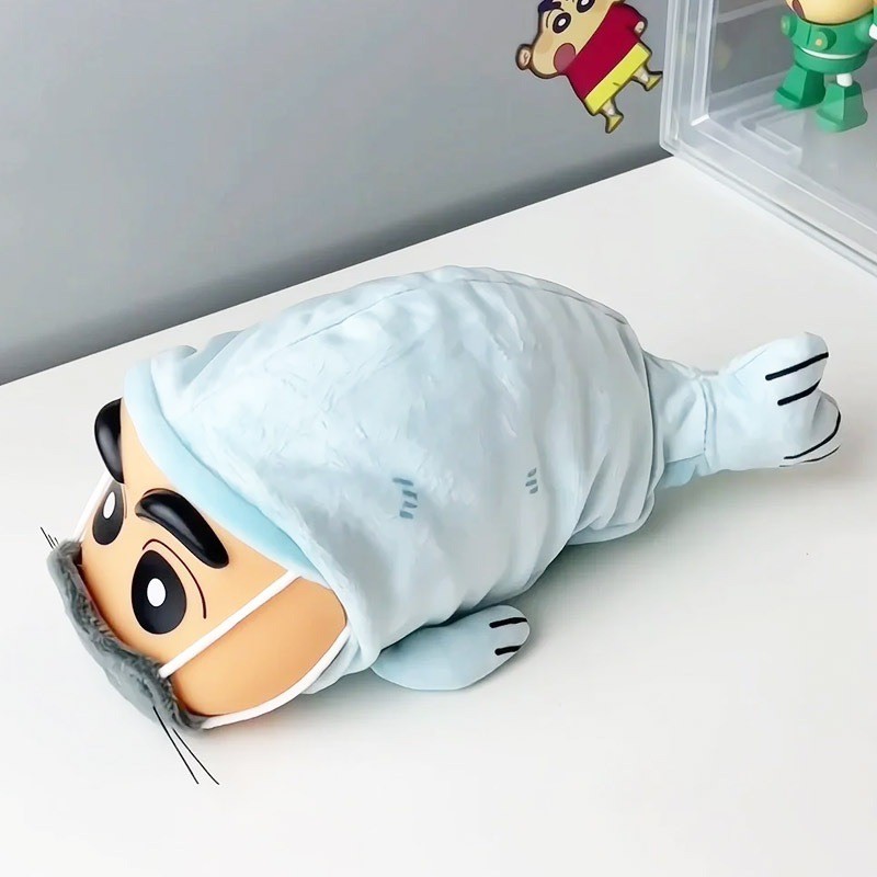 ตุ๊กตาชินจังดุ๊กดิ๊ก - Crayon Shinchan - Floppy Fish Plush Series by 52Toys