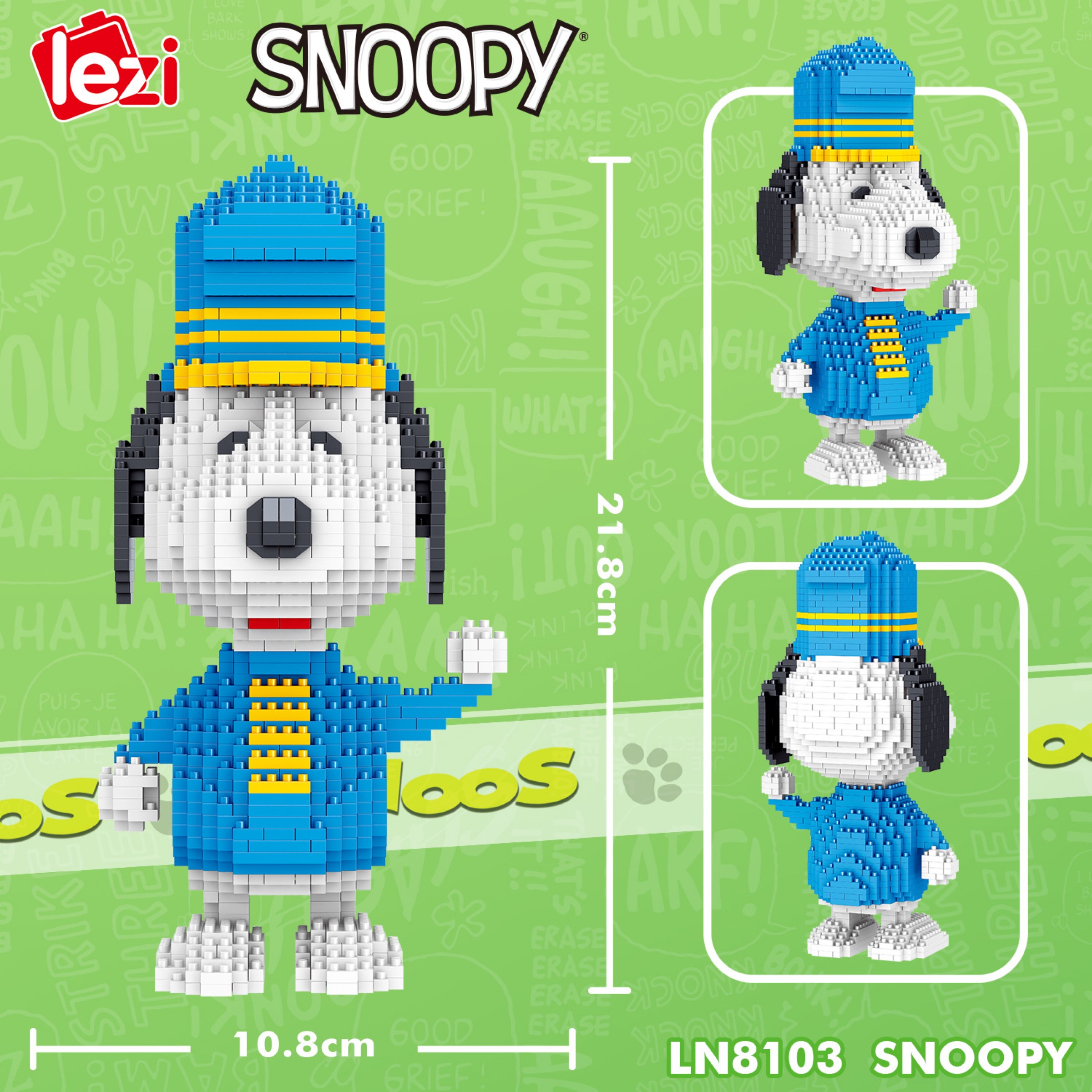 Lezi 8101-8105 Snoopy