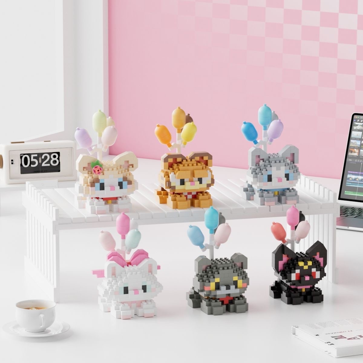 ตัวต่อนาโน Size M - Mekansm Puppy Flying Pets Cat Dog