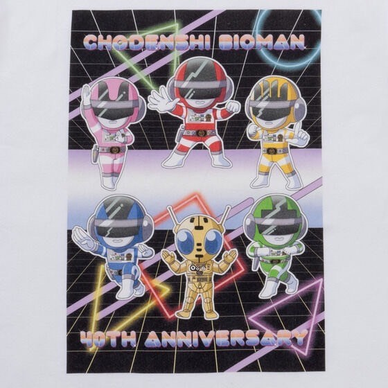 PRE-ORDER : Samurai Sentai Shinkenger / Choudenshi Bioman x AIKA ELECTRONICS T-shirt