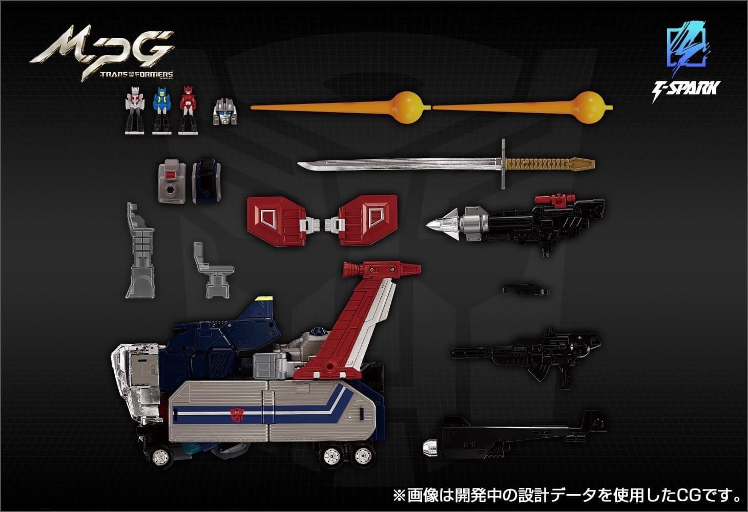 Pre-order : *Limited Takara Tomy Mall Exclusive* T-Spark Transformers Masterpiece MPG-14S God Bomber with God Ginrai Special Box by Takara Tomy
