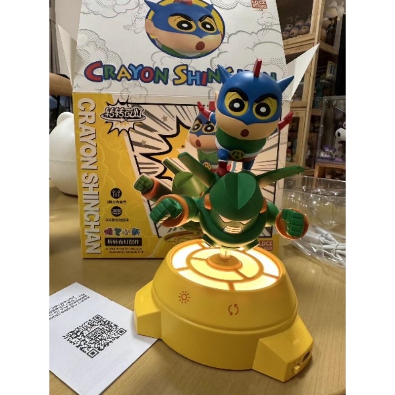 โมเดล ชินจัง หมุนได้ มีไฟ Crayon Shinchan - Turns The Night Light Decoration by LDCX