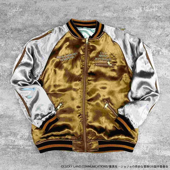 PRE-ORDER : "JoJo's Bizarre Adventure Golden Wind" x Entangled Soul Collaboration Sukajan