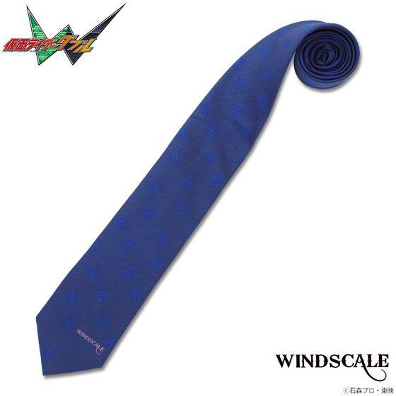 PRE-ORDER : Kamen Rider W WIND SCALE Necktie WS Total Pattern (Blue)