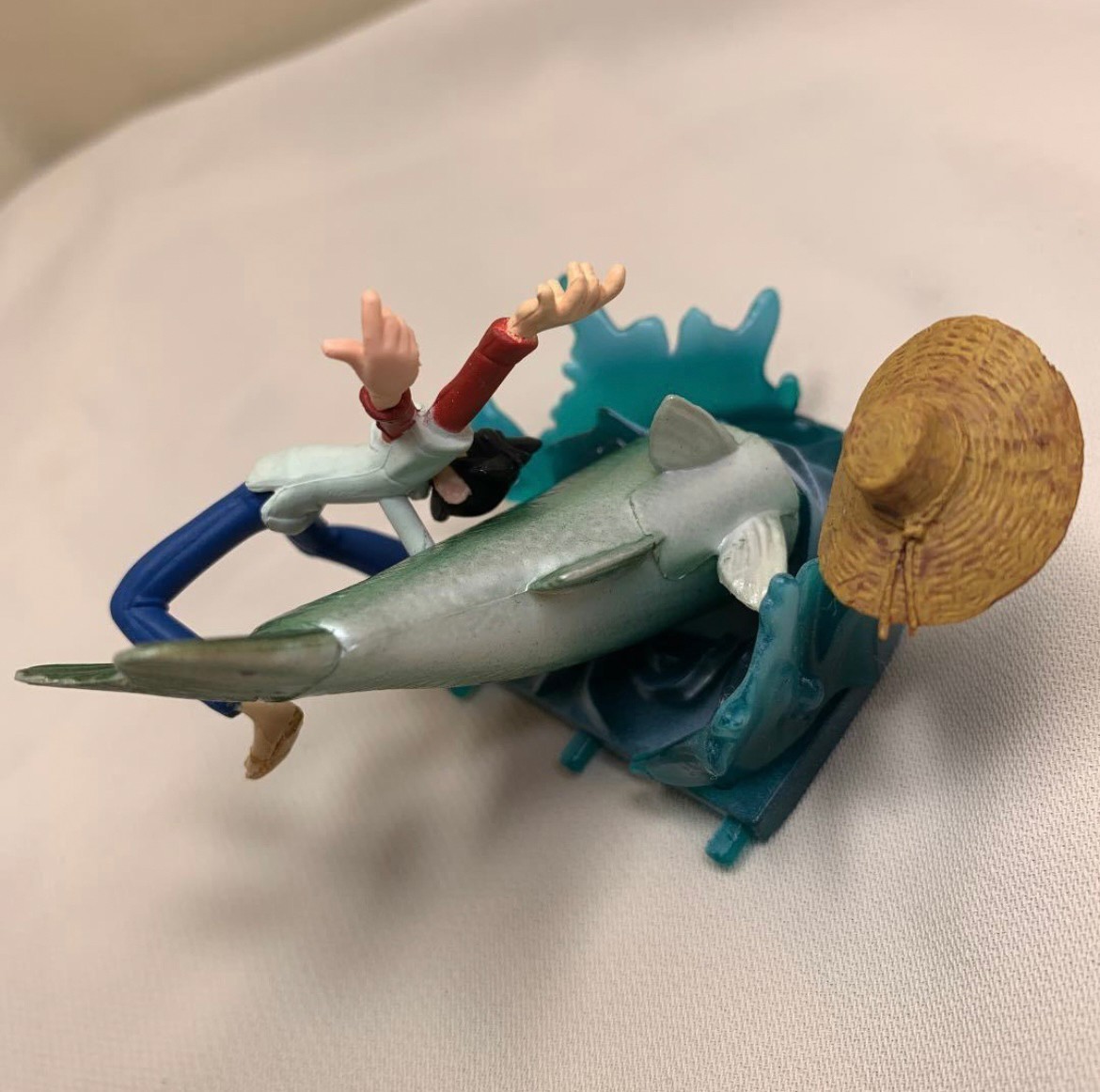 กาชาปอง เจ้าหนูสิงห์นักตก Fishing Boy Fisherman Sanpei Tsurikichi Sanpei Fishing Scene Collection ~Freshwater Fish Edition~ Gashapon by Epoch (Set of 5+1)