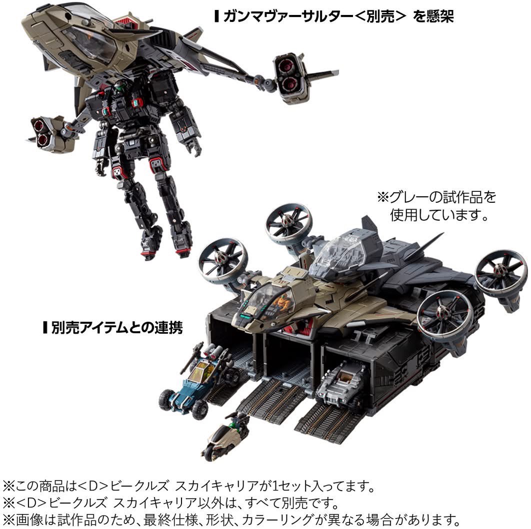 Pre-order : Diaclone D Vehicles Sky Carrier by Takara Tomy