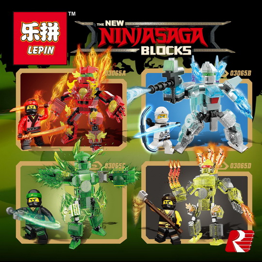 Lepin 03065 A-D Ninjago