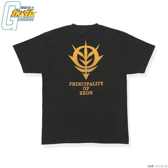 PRE-ORDER : Mobile Suit Gundam Gold Lame Print T-shirt