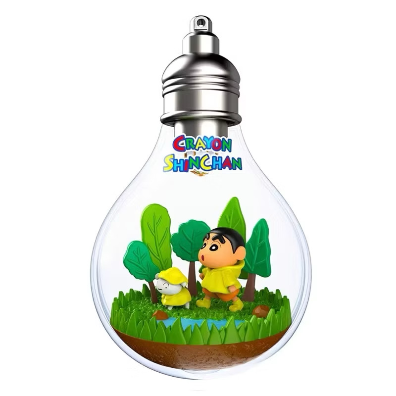 โมเดลได้ 1 ตัว - Crayon Shinchan - Adventure in The Light Bulb Series by Lianyu (มีไฟ)