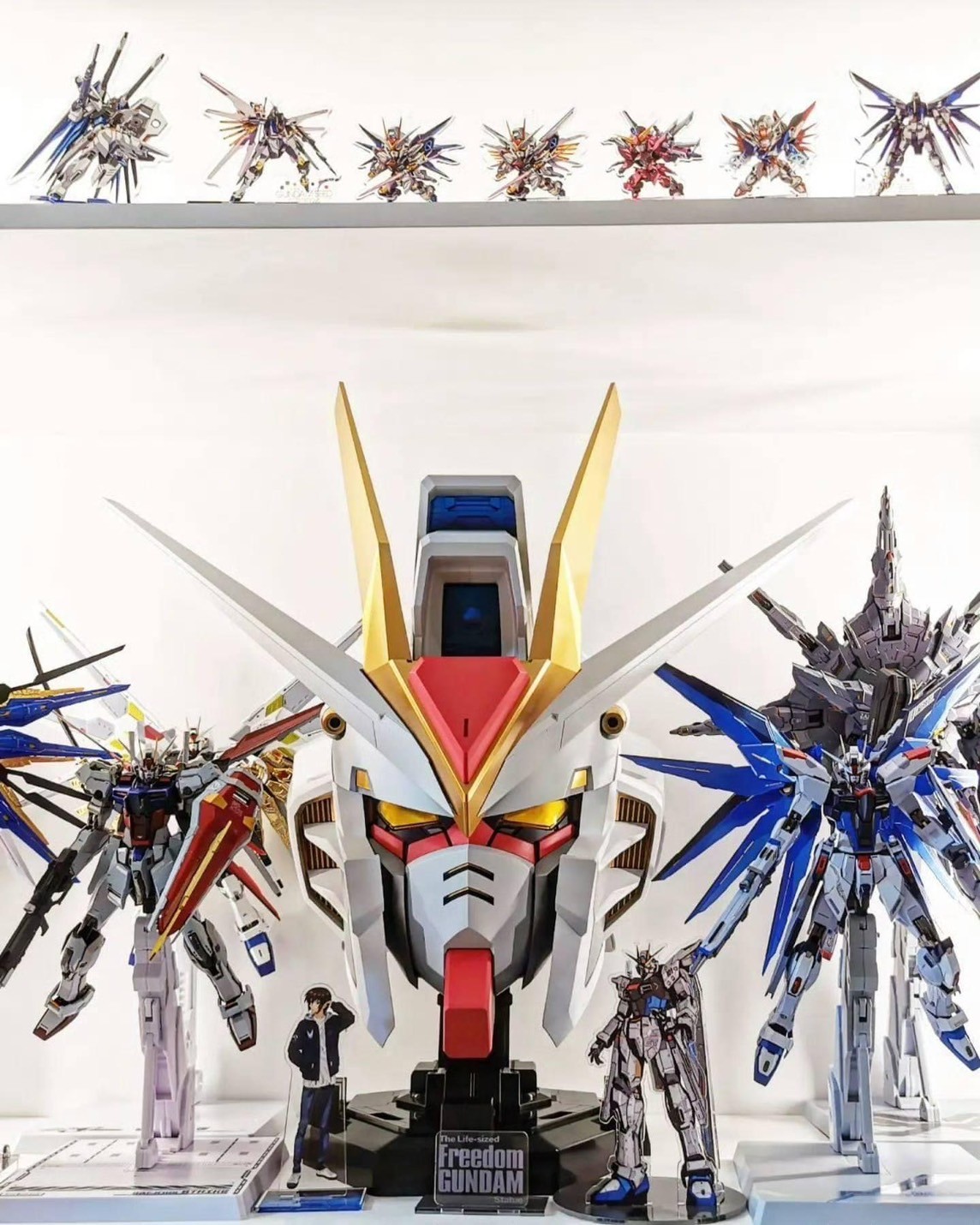 โมเดลหัวกันดั้มมีไฟ Gundam - BN Head Collection Vol.2 Strike Freedom Gundam by Bandai