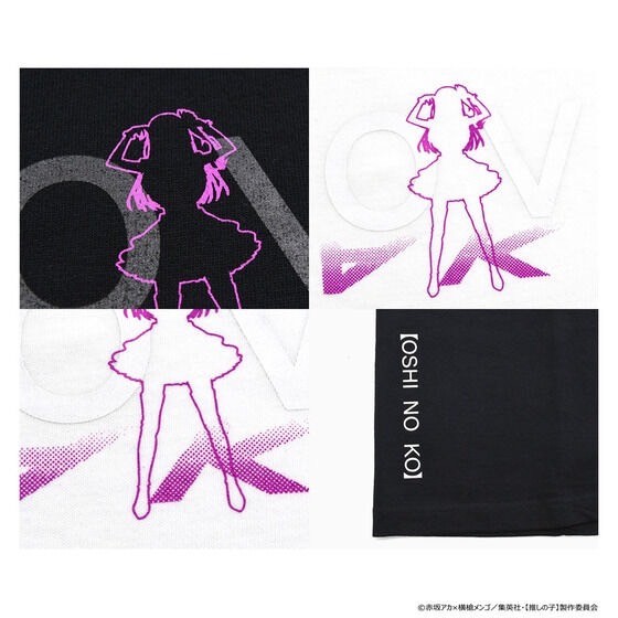 PRE-ORDER : [Oshi no Ko] x HTML ZERO3 Love&Fake Tee (2 colors)
