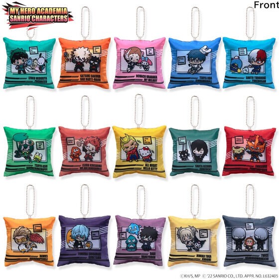 PRE-ORDER : My Hero Academia x Sanrio Characters Mini Cushion Charm (15 random types)