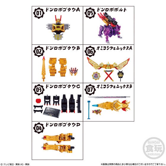 PRE-ORDER : Mini Pla Avataro Gattai Series 02 Toradoragonjin & Omikoshi Phoenix Set