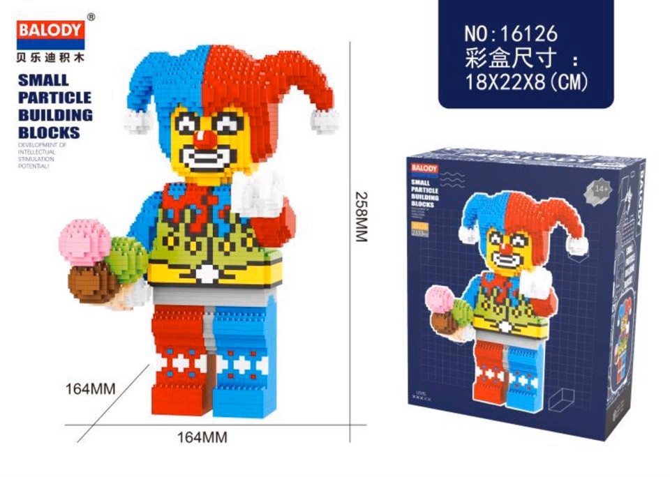 Balody 16126 Happy Clown 2333pcs