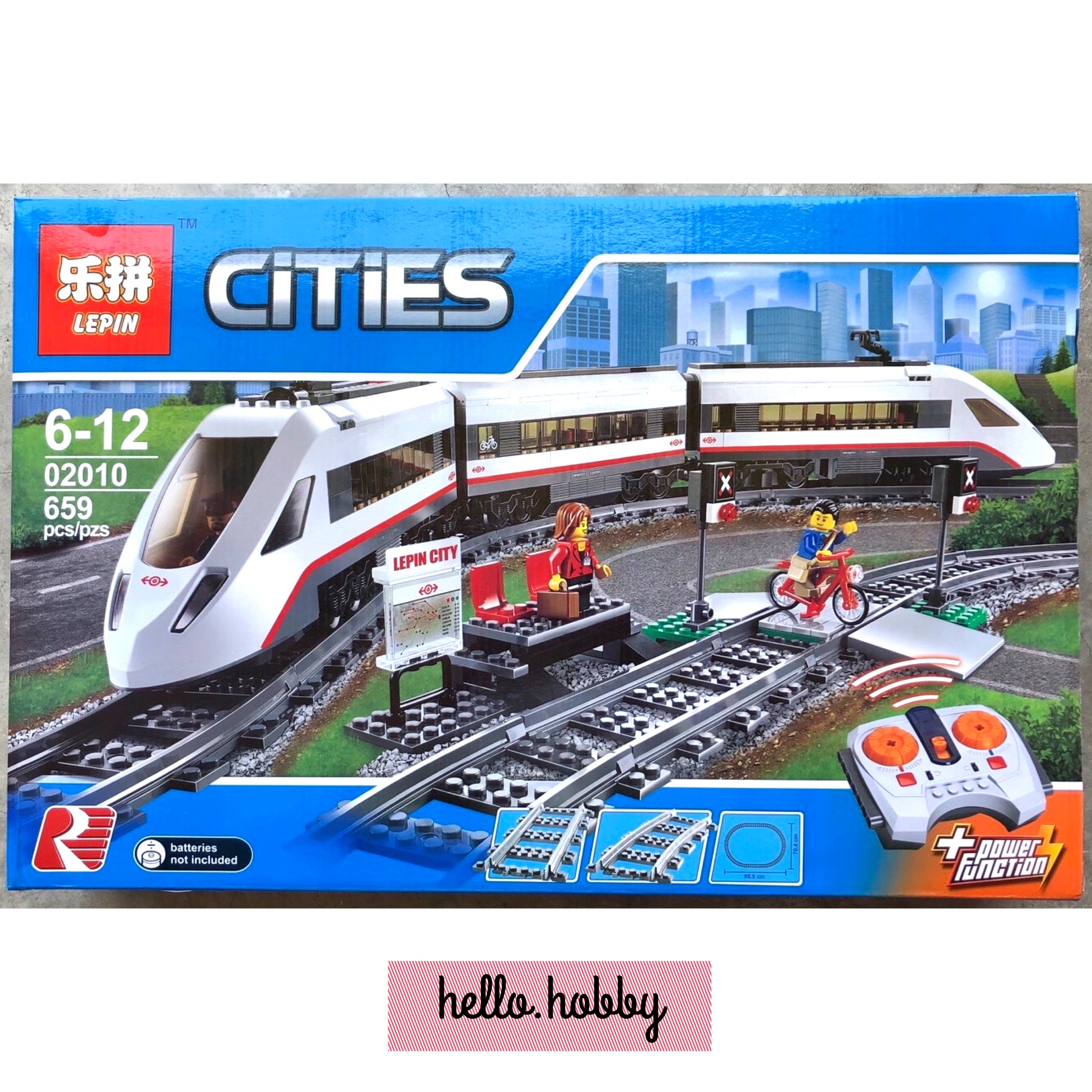 Lepin 02010 High-Speed Passenger Train 659pcs