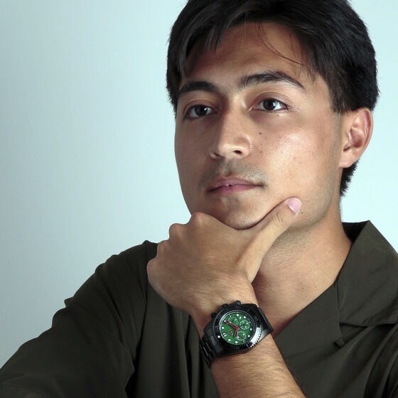 PRE-ORDER : Kamen Rider BLACK RX / Kamen Rider No.1 Solar Chronograph Watch