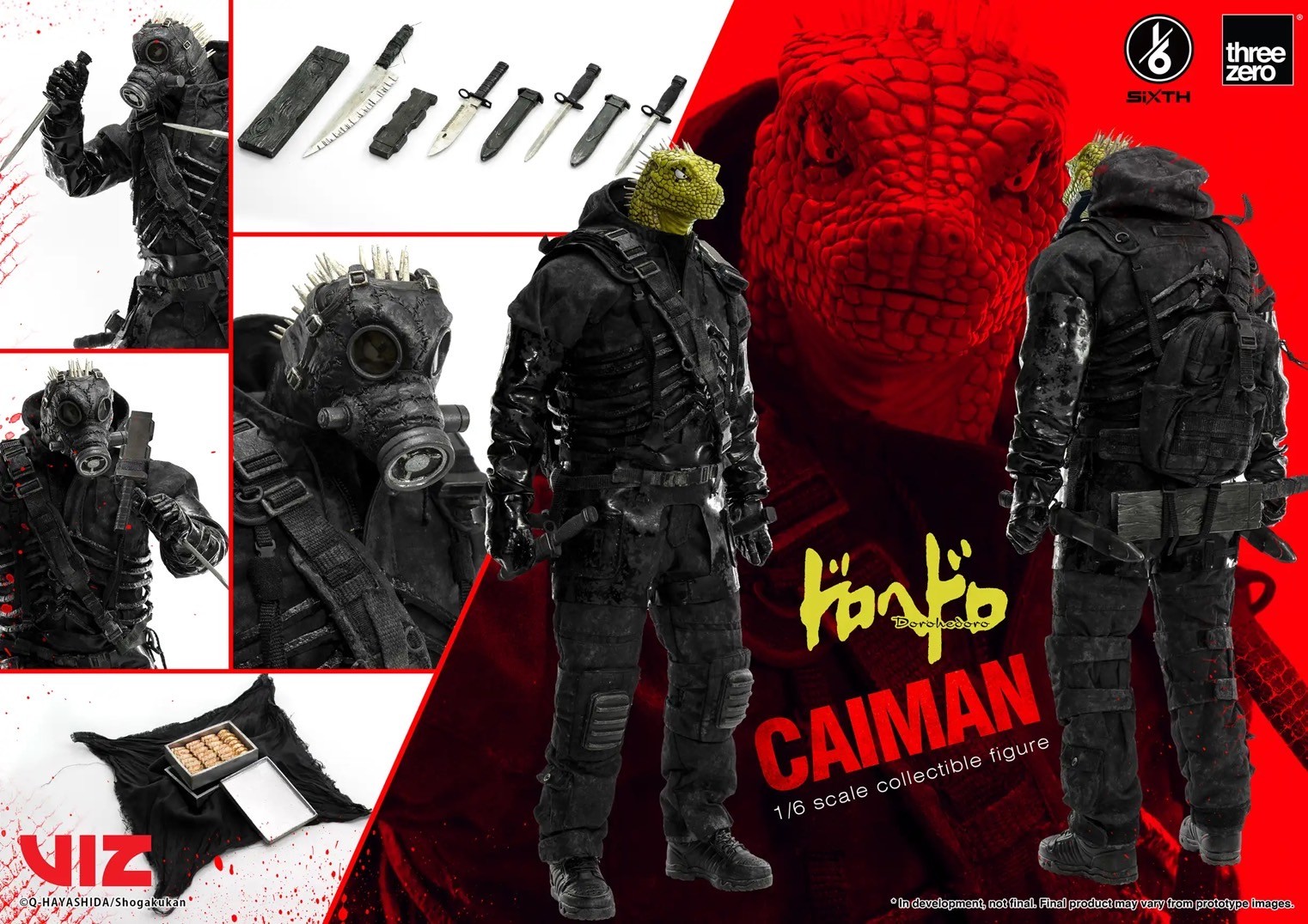 Pre-order : Dorohedoro 1/6 Caiman by ThreeZero (Reissue)