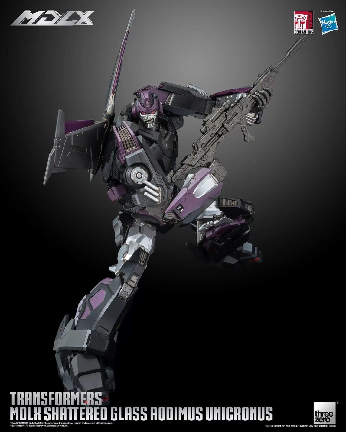 Pre-order : Transformers MDLX Shattered Glass Rodimus Unicronus by ThreeZero