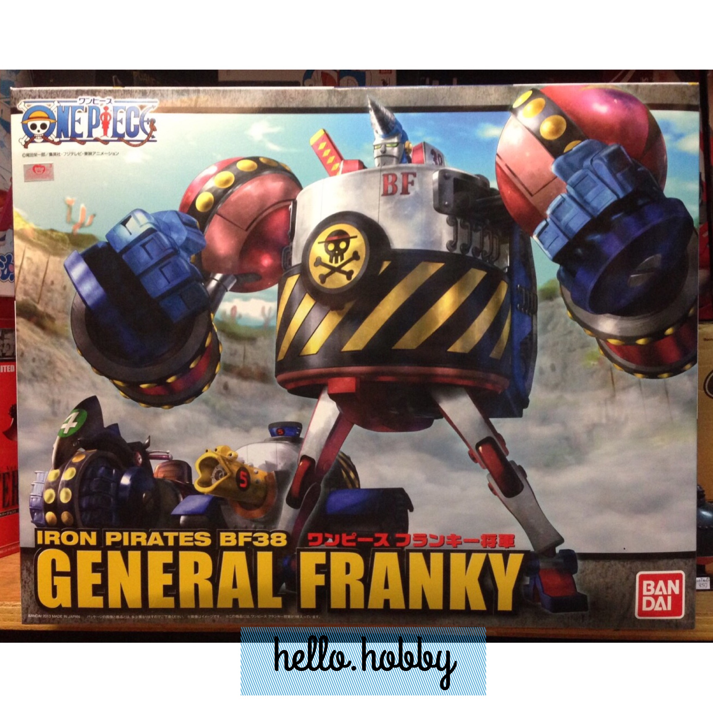 ONE PIECE plastic Model General Franky by Bandai