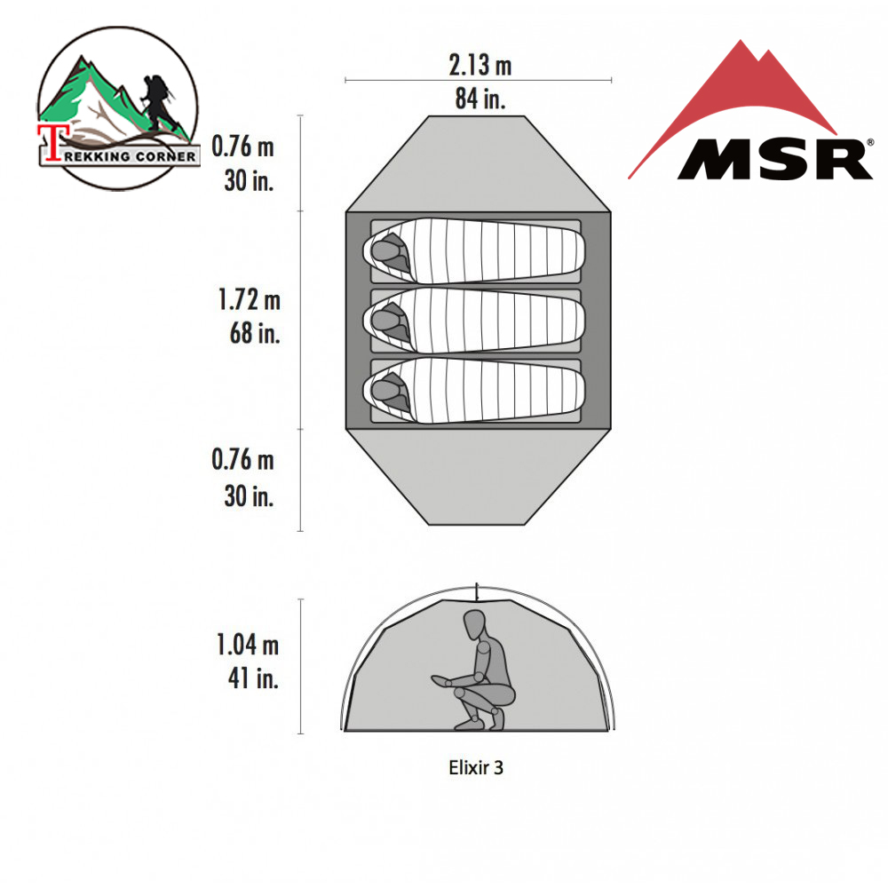 MSR Elixir 3 Tent V2 GOLD