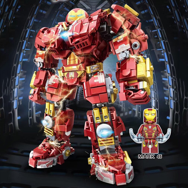 XINH 9018 Ironman Anti-Hulk Armor 711 pcs