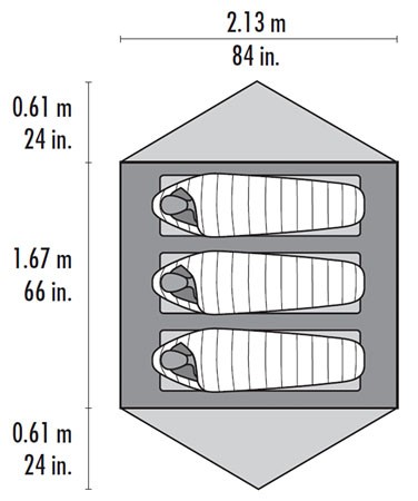 MSR CARBON REFLEX 3 V2 TENT
