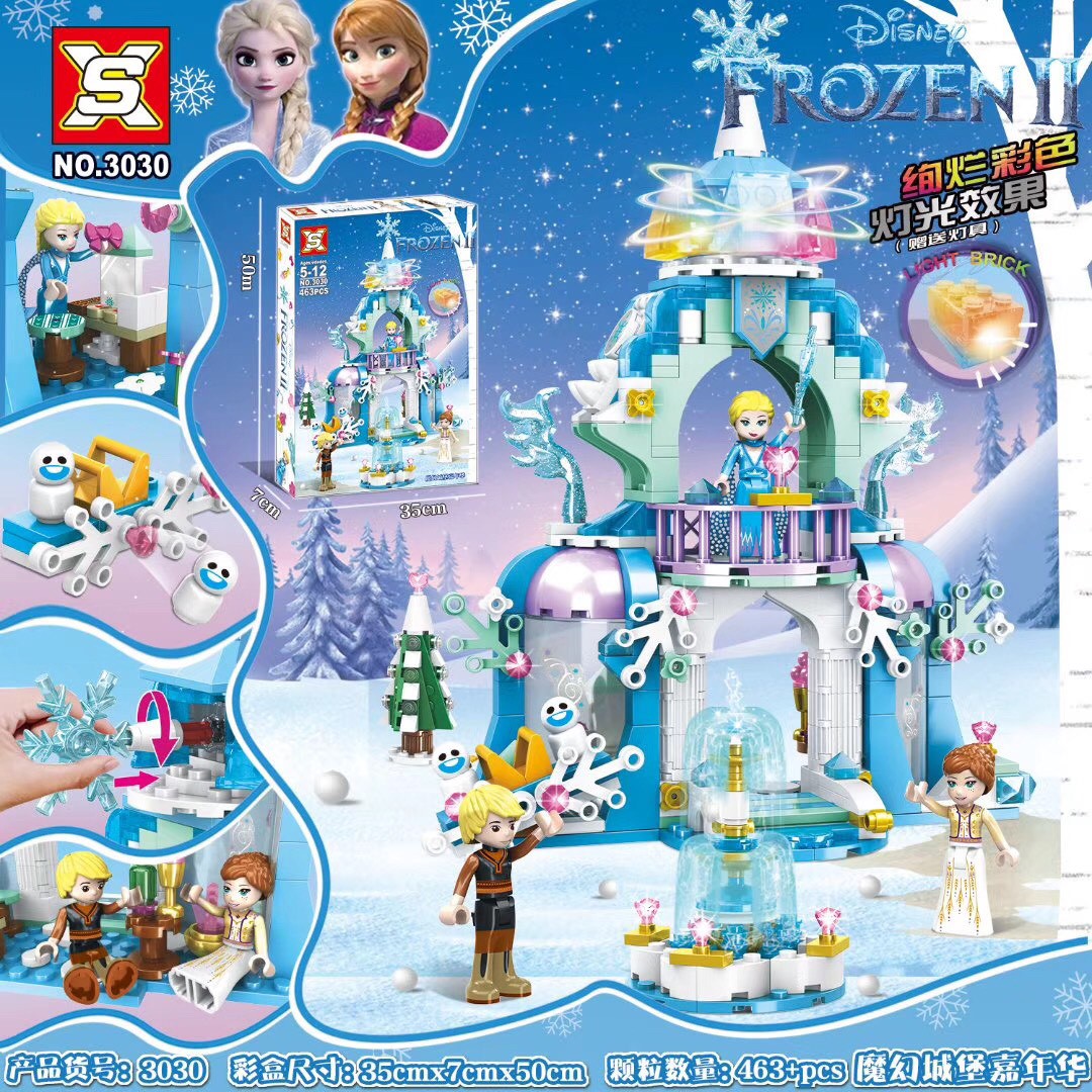 Sx 3030 Disney Frozen Ice and Snow Princess 463pcs