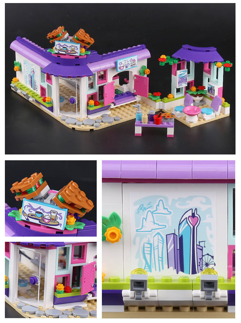 Lepin 01060 Friends Emma's Art Café 423pcs