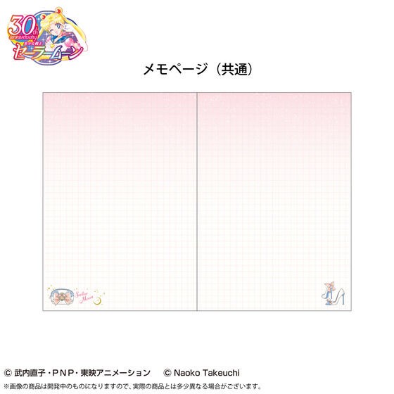 PRE-ORDER : Pretty Guardian Sailor Moon 2024 Notebook Monthly B6 (2 types in total)