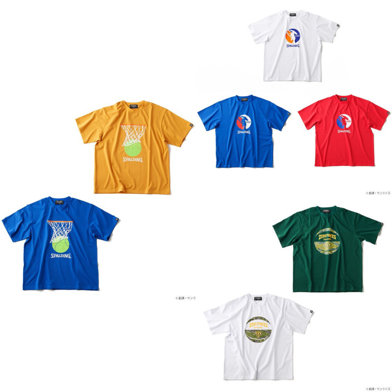 PRE-ORDER : STRICT-G SPALDING "Mobile Suit Gundam" T-shirt