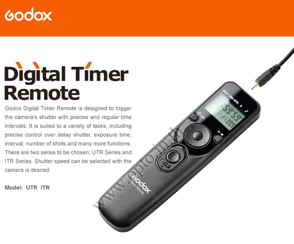 Godox Timer Remote Control MC-36 For Nikon N10 D600/D90/D7000/D5000/D3200